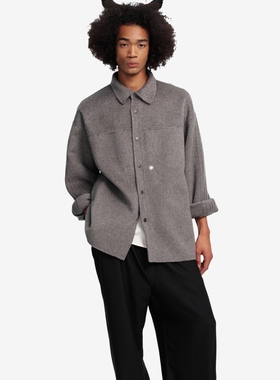 PROJECTJOIN  25秋冬男女同款镶边羊毛夹克外套银泰百货 300228