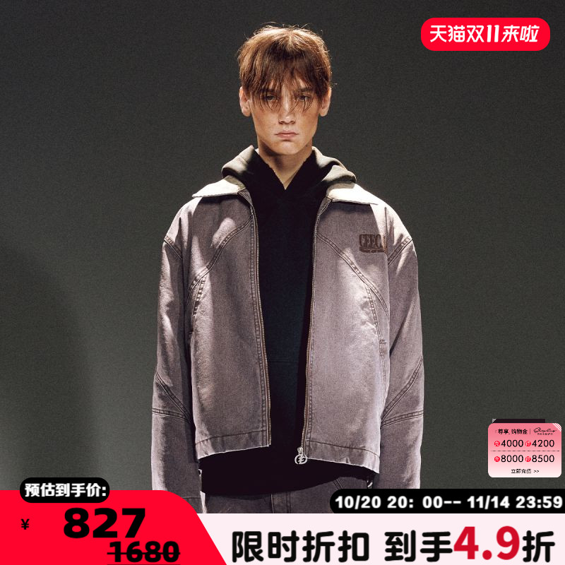 CEEC帆布洗水工装夹克男女同款