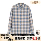 银泰百货 WE11DONE 301574 潮流通勤棉质长袖 衬衫 秋冬新款 男士