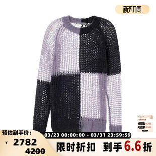 新款 春季 女士黑色撞色针织上衣银泰百货精品301574 STUDIOS ACNE