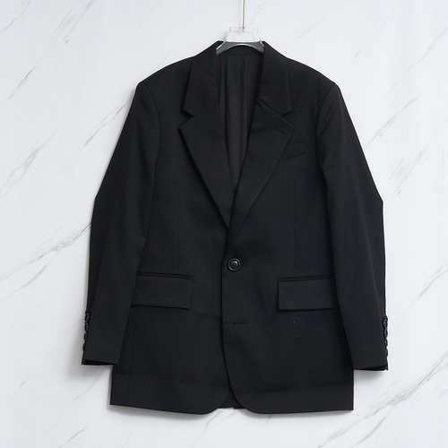 早秋款男士羊毛经典极简西服外套