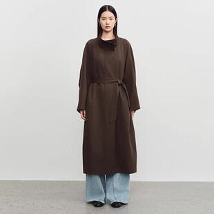 秋冬AW系列女士立领长风衣301257 简白 concise white