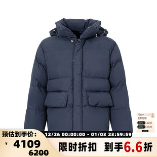 Boss雨果博斯 连帽棉服银泰 男士 宽松版 300095 black系列厚款 Hugo