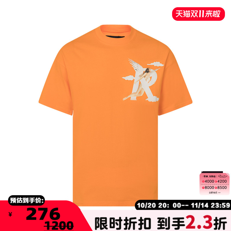 REPRESENT男士圆领短袖T恤