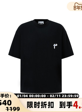 PROJECTJOIN 春夏男士手绘桃花logo短袖T恤 银泰百货精品300228