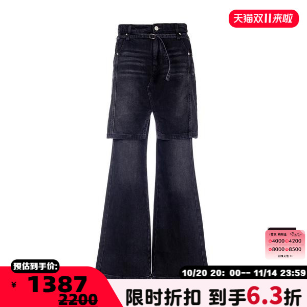 欧洲站24秋冬新款牛仔裤