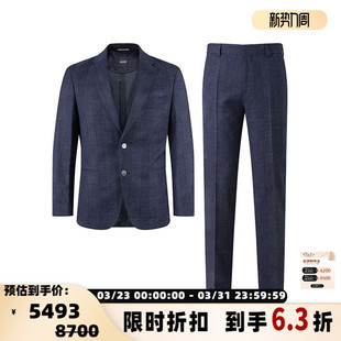 Boss 银泰 秋冬男士 商务西服套装 300095 black系列修身 Hugo