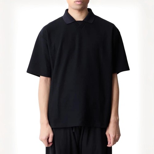 白山/White Mountaineering26春夏男士职场通勤短袖POLO衫银泰