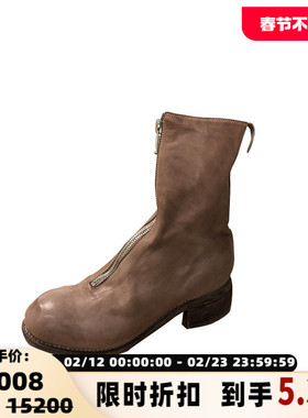 GUIDI PL2 女士 马皮后置拉链短靴 301361