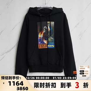 高街油画连帽长袖 潮流男士 卫衣银泰百货精品301596 Preston Heron