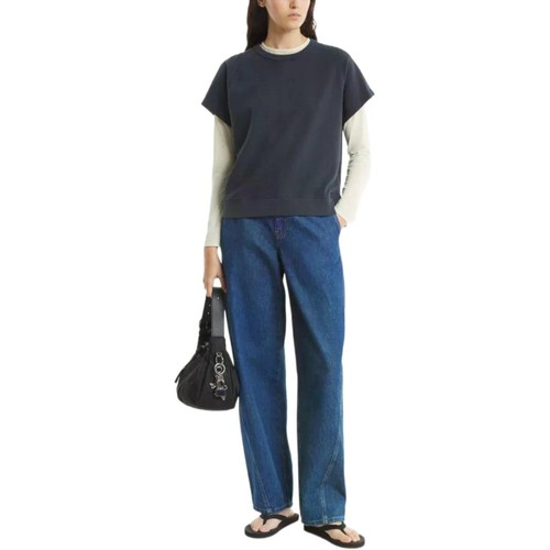 MAISON KITSUNE 26春夏新款女士棉质休闲弯刀牛仔裤 银泰百货