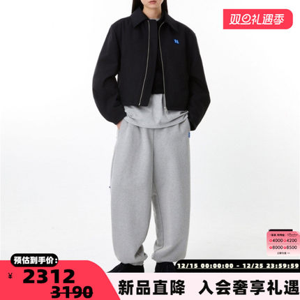 ADER ERROR 25秋冬新款男女同款翻领拉链夹克银泰百货 301574