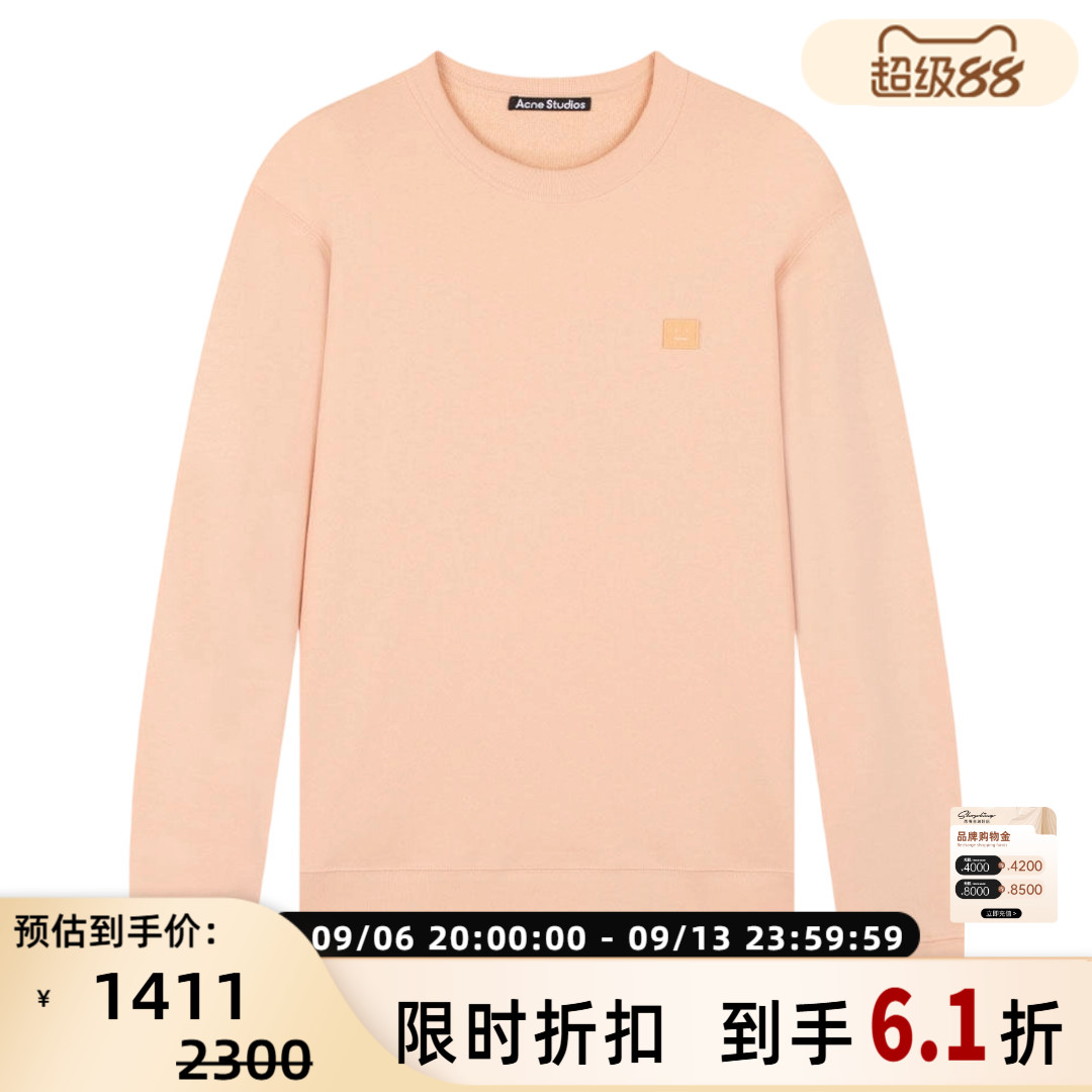 ACNE STUDIOS 长袖简约时尚女士休闲圆领套头卫衣银泰 301604图片