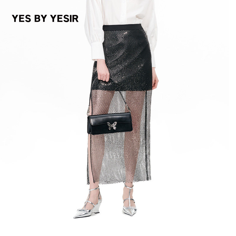 ��ɫ S YES BY YESIR��ҹ������Ƭ��ȹ