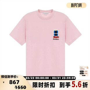 ANDERSON T恤上衣银泰百货 夏季 女士棉质圆领短袖 301574 新款