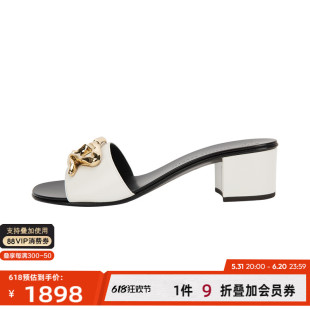 露趾中跟日常凉拖鞋 女士经典 Giuseppe Zanotti