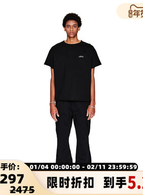 The Last Redemption 春夏季男女同款折角卫裤休闲长裤 301460