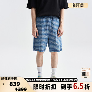 男女宽松牛仔短裤 情侣休闲五分裤 VETEMENTS春季 子301446 断码