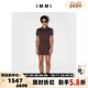 女士针织POLO领短连衣裙 设计师品牌 IMMI 300124