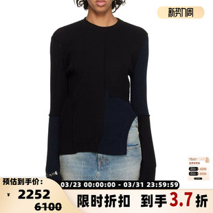 秋冬女士圆领套头缺口设计针织毛衣 Margiela 301604 Maison Mm6