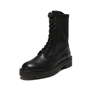 300095 女士系带靴子短靴马丁靴银泰百货 Weitzman思缇韦曼