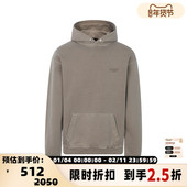 REPRESENT 卫衣 连帽套头衫 春季 纯色棉质字母印花休闲运动男士