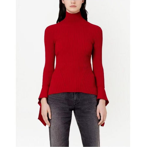 Ami Paris 秋冬款女士纯色高领针织衫银泰百货精品 301596