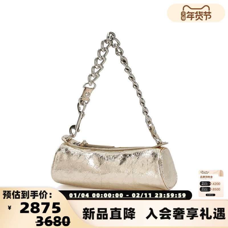 Vivienne Westwood/西太后 新款女士皮革单肩包枕头包银泰 300217,箱包皮具/热销女包/男包,通用款女包,淘宝优惠券,粉丝福利购,淘宝优惠卷