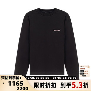 301574 圆领套头纯棉卫衣外套银泰百货精品 WE11DONE 男女同款