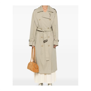 TOTEME 25新款女士棉质长款风衣外套银泰百货精品 301574