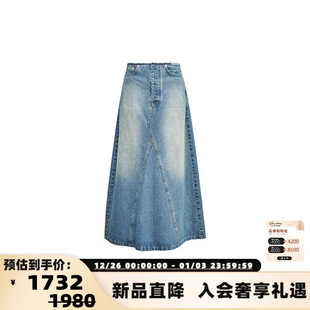 ANN 秋冬女士错位解构A型半裙301286 ANDELMAN