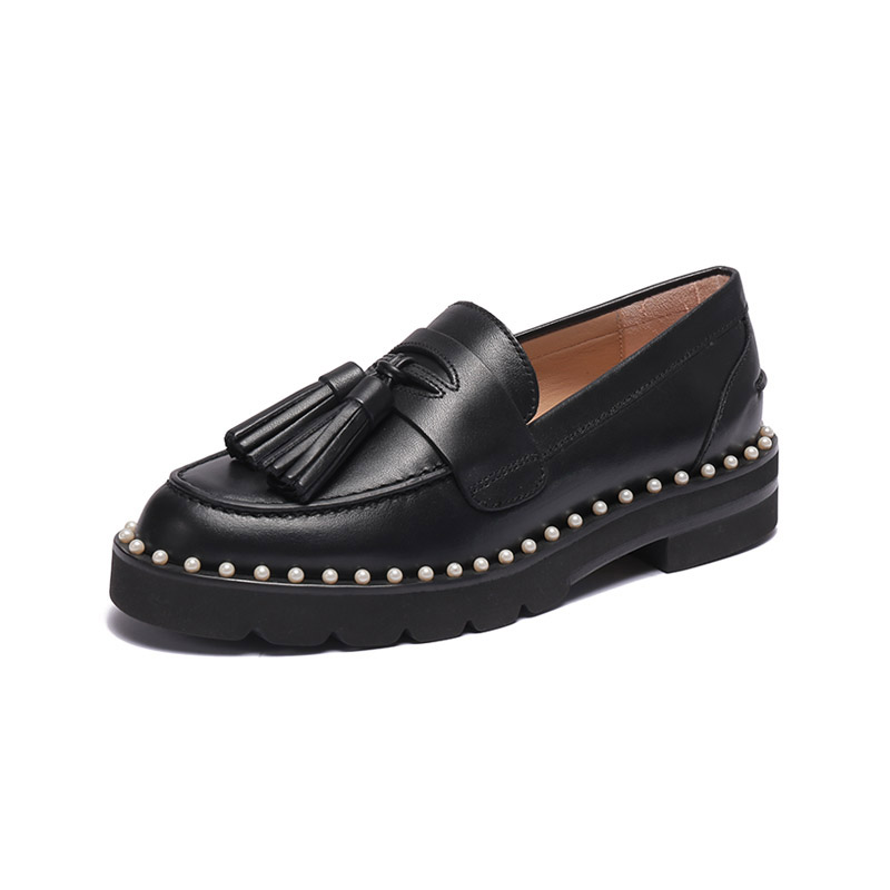 WeitzmanSW女士流苏装饰乐福鞋