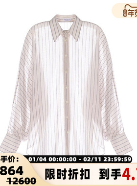 BC/Brunello Cucinelli 春夏款女士翻领长袖衬衫银泰百货 301574