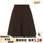 新款 纯色短裤 女士纯色中长款 RECTO春季 拉链款 短款 中裤