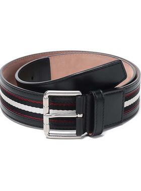 BALLY/巴利 男士针扣式复古皮带腰带不可裁剪4cm 300095