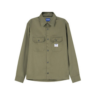 HUGO系列宽松版 男士 休闲长袖 衬衫 300095 Hugo 银泰 Boss雨果博斯