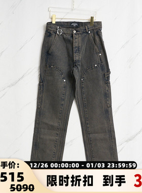 【断码】Etudes 春夏款男士解构水洗牛仔裤301596