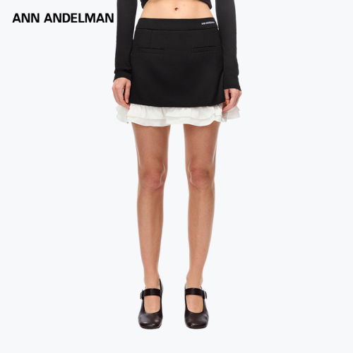 ANN ANDELMAN女士设计感拼接西装半身裙银泰百货301286