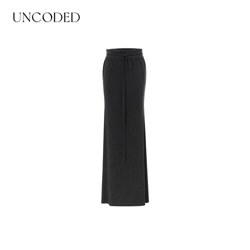 UNCODED 秋冬女士腰间抽绳长款半身裙银泰百货 301590