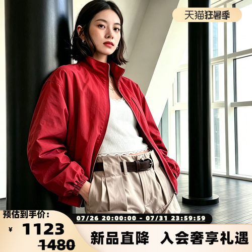 LOWCLASSIC女气质通勤捏褶短裤