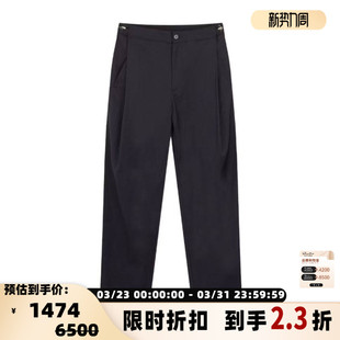 ARMANI阿玛尼 银泰百货 男士 简约百搭休闲裤 301604 拉链款 EMPORIO