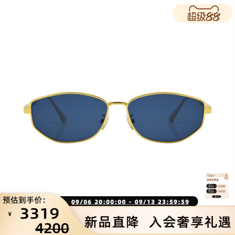 DIOR迪奥 2025春夏新款女士时尚太阳镜窄框墨镜银泰百货 300211