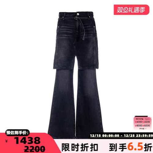 欧洲站24秋冬新款牛仔裤