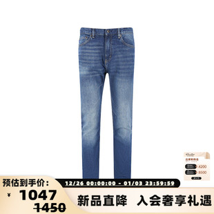 Boss雨果博斯 银泰 男士 直筒牛仔裤 300095 HUGO系列复古修身 Hugo