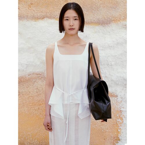 LOW CLASSIC 26春夏新款女士简约绑带吊带背心 银泰百货