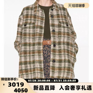 Isabel Marant Etoile格子女士衬衫外套银泰百货精品