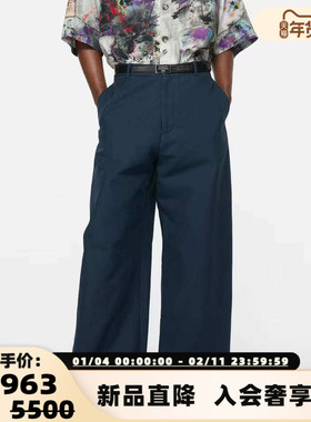 ACNE STUDIOS 25秋冬新款男士宽松阔腿工装裤银泰百货 301574