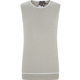 【折扣】LORENA ANTONIAZZI女士经典舒适休闲日常圆领无袖背心