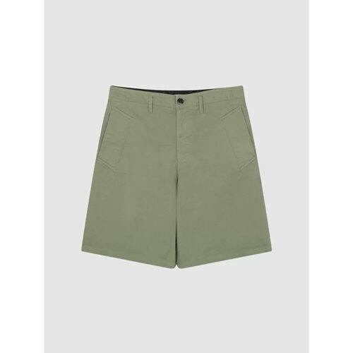 STONE ISLAND春夏男士宽松直筒休闲五分裤短裤银泰 301604