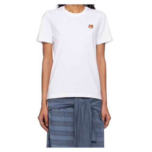 MAISON KITSUNE 26春夏新款基础穿搭女士圆领短袖T恤 银泰百货